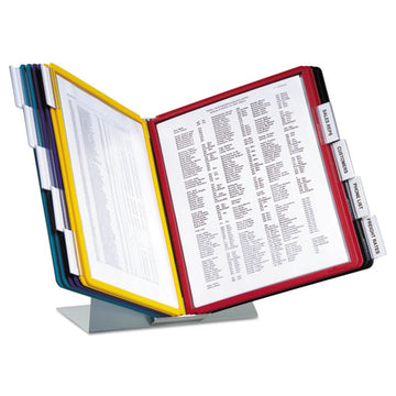 Durable® Vario Reference Desktop System, 20 Panels, Assorted Borders And Panels freeshipping - TVN Wholesale